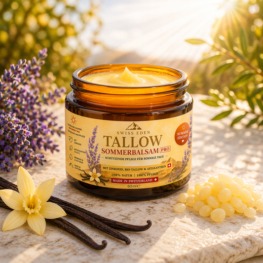NEU - Swiss Eden Tallow Sommerbalsam PRO – Natürliche Pflege für sonnige Tage 60ml